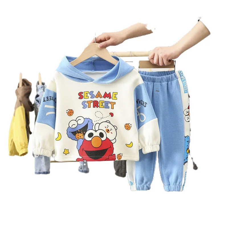 

Boys Spring Baby Girls Casual Kids Clothes Cartoon T-Shirt Pants Infant Cotton Clothing Set Children Fashion Tracksuit 2Pcs BT05