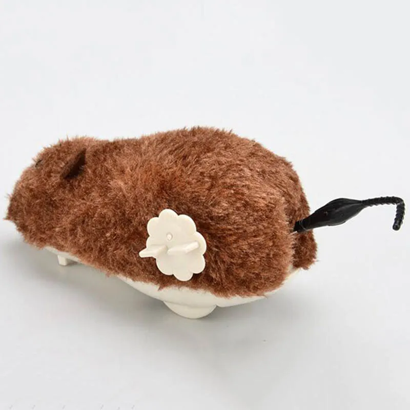 Плюшевая игрушка в виде животных поддельная мышка хомяка с заводным механизмом