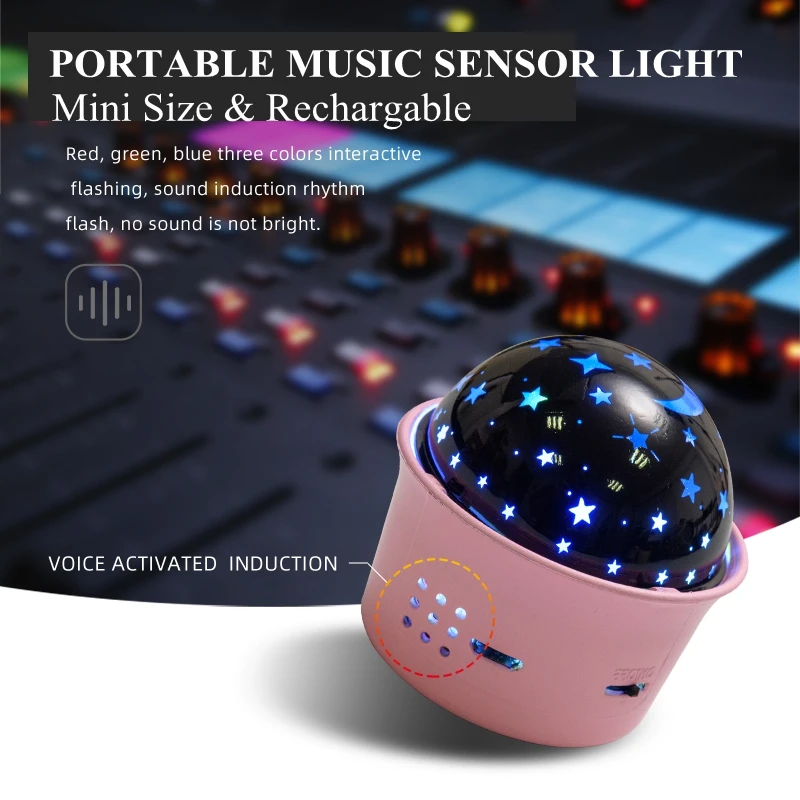 Портативный Миниатюрный Музыкальный сенсор перезаряжаемый сценический
