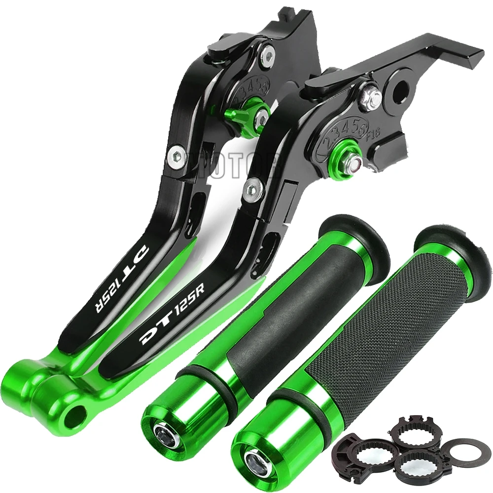For Yamaha DT125R DT 125R 2000 2001 2002 2003 2004 Motorcycle Extendable Brake Clutch Levers Handlebar Hand Grips Accessories | Автомобили