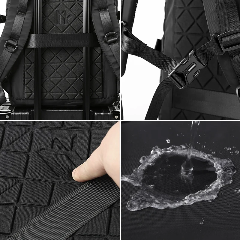 waterproof large capacity travel backpack men women multifunction 15 6 laptop backpack teenager male school bag mochila rucksack free global shipping