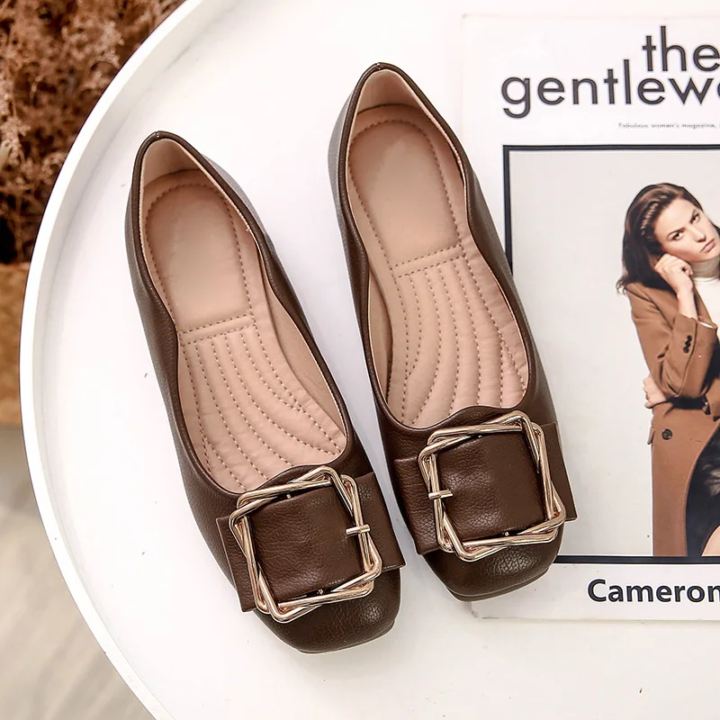 Женские кожаные туфли на плоской подошве 2020|Обувь без каблука| |