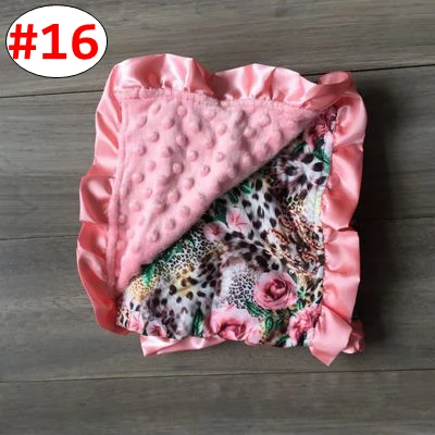 16 Новое детское одеяло с цветочным принтом, милое одеяло для маленьких мальчиков и девочек - Цвет: 16