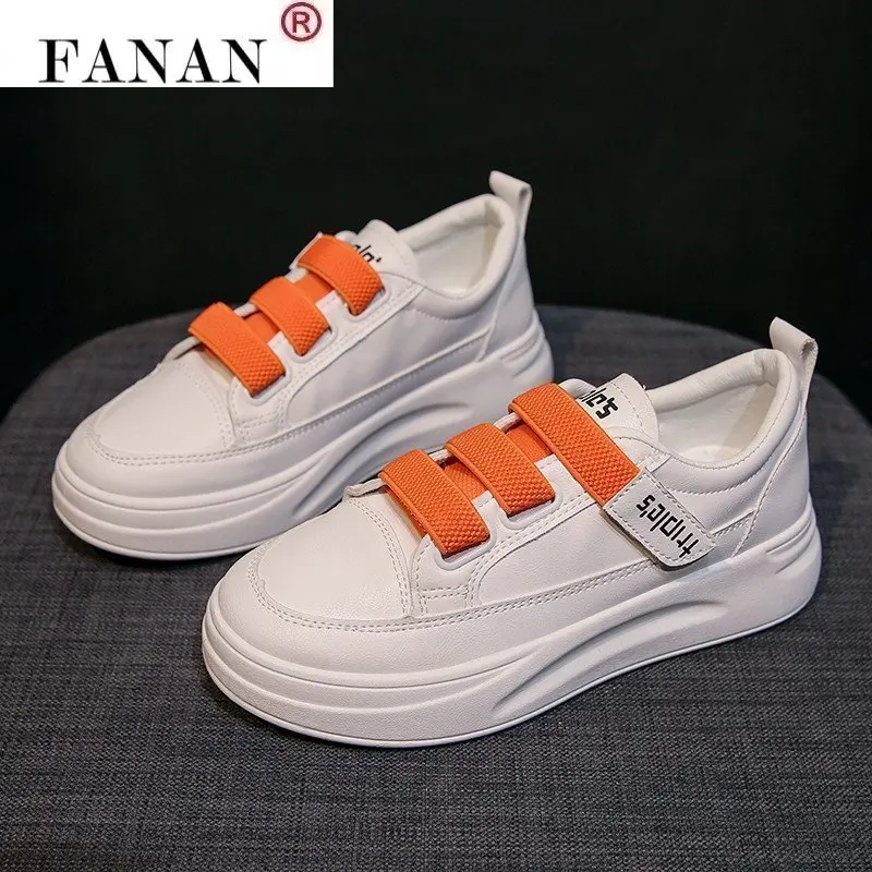 

Spring Breathable Platform Sneakers Women New Autumn Shoes Women Breathable Fashion Comfort Running Lace-Up White Sneakers