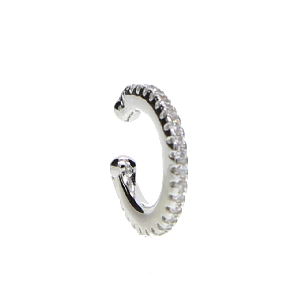 Изящные серьги манжеты для ушей с микрозакрепкой брифы из стерлингового серебра