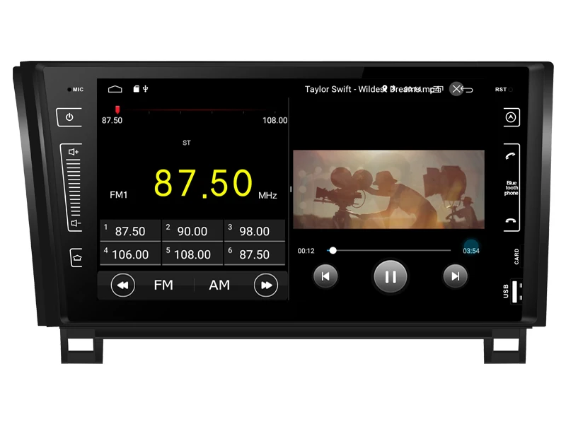 AVGOTOP Android 10 Bluetooth GPS автомобильное радио DVD-плеер для TOYOTA TUNDRA 2007-2013 | Автомобили и