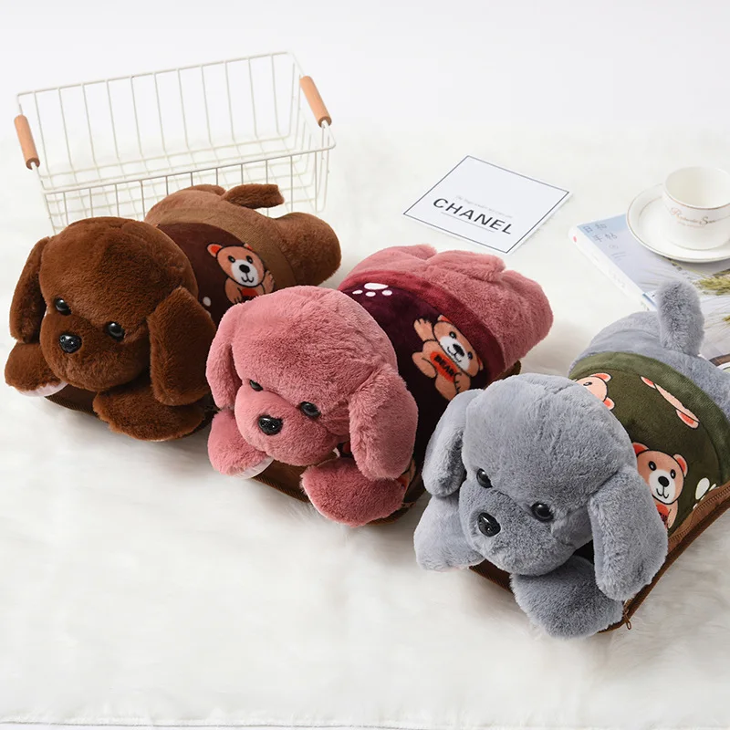 Новая зарядка грелка мультяшная милая плюшевая собака для рук Бесплатная