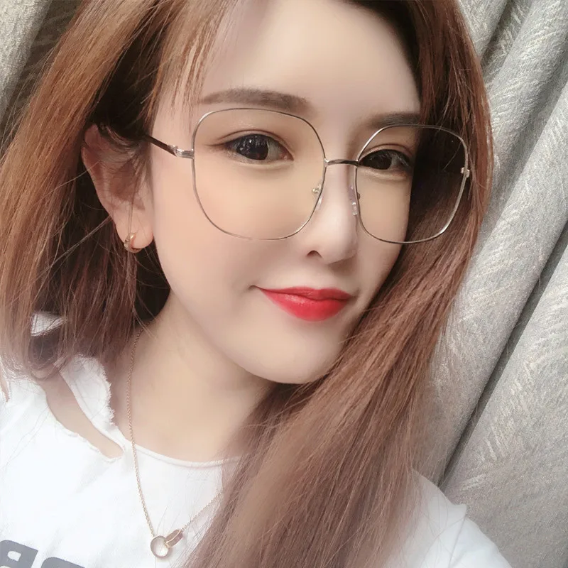 Модные очки в оправе для мужчин и женщин на плоской подошве с оправой стиле ретро