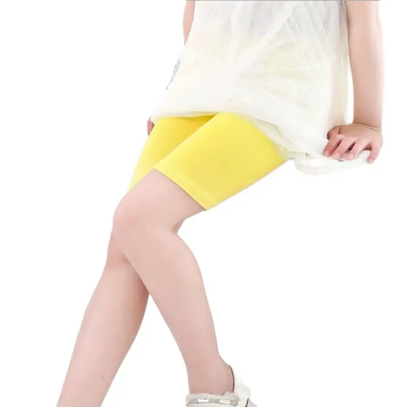 Защитные штаны для девочек детские леггинсы летние короткие милые шорты 2 10