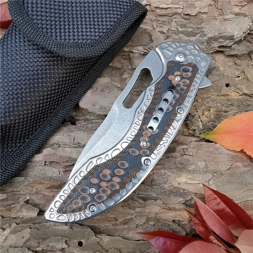 Походный Тактический карманный складной нож 5CR15MOV для кемпинга охоты выживания