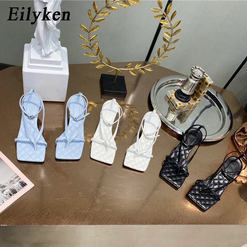 Сандалии-гладиаторы Eilyken на высоком каблуке босоножки модная брендовая