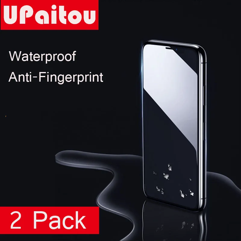 UPaitou 3 шт./упак. защита для экрана из закаленного стекла iPhone X XR XS макс 7 8 плюс Экран