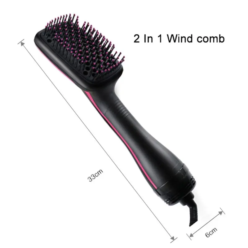 

Multifunction 2-in-1 Hair Dryer Styler Comb for Home Hair Salon Shop Practical Easy Operations Hairdressing Personal