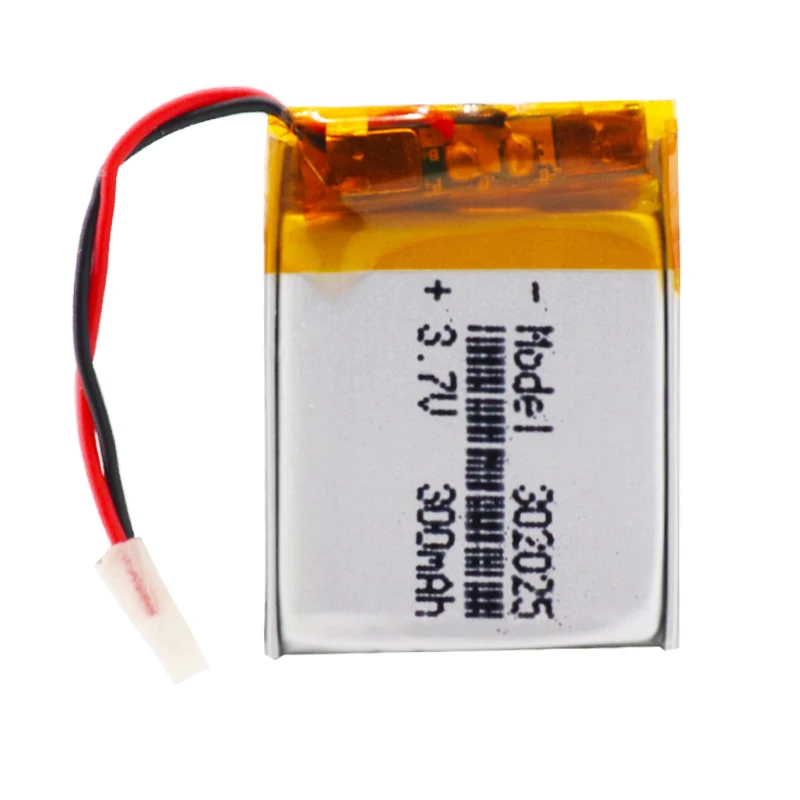 2pcs3.7 V 300mAh 302025 Lipo литий-полимерные аккумуляторы с PCM для MP3 MP4 MP5 Bluetooth гарнитура