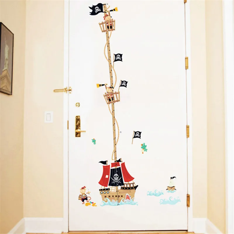 1 шт. DIY пиратский корабль высота метр Стикеры для детской комнаты Спальня