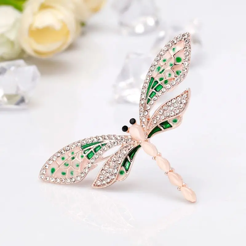 Новый Стрекоза Брошь модная насекомых рюкзак для одежды шпильки Творческий