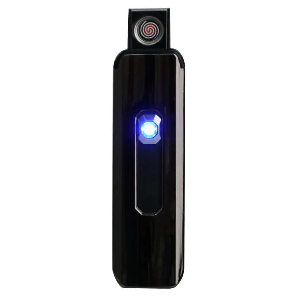 1pc ветрозащитные USB пуш ап Тип Перезаряжаемые Зажигалка для сигарет