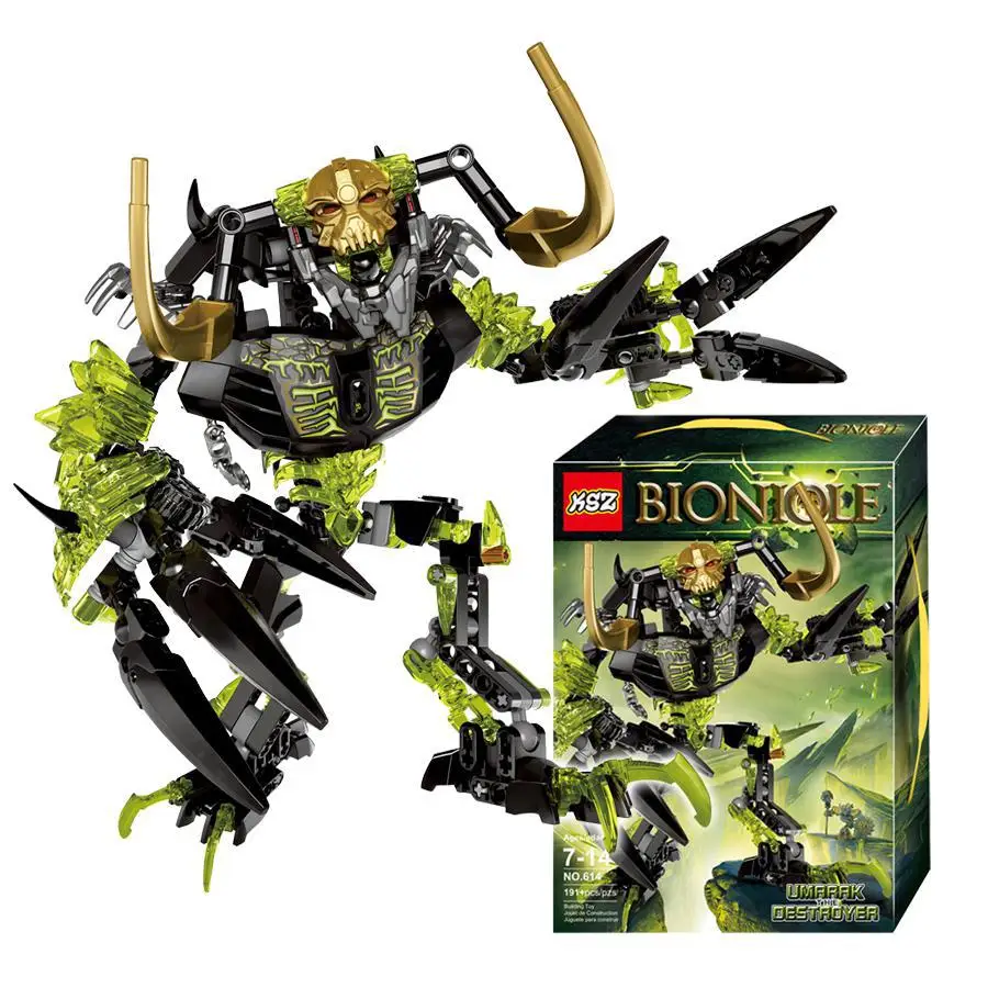 

BIONICLE 191pcs Umarak Destroyer figures 614 Building Block toys Compatible All Brands 71316 BIONICLE Christmas Gift