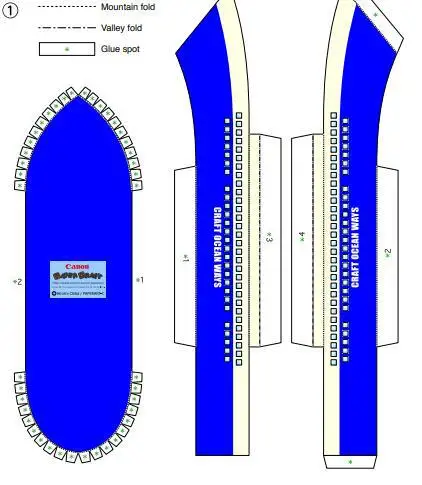 3D бумажная карточка для семейного корабля ручной работы модель самостоятельной