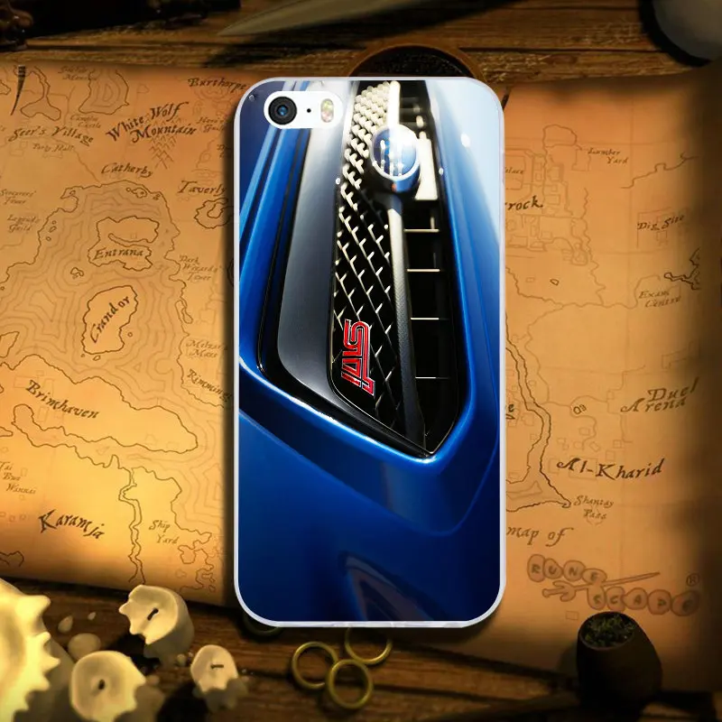 Image 8 Мягкие силиконовые чехлы из ТПУ для мобильных телефонов Чехол для iPhone 7 6S 6 8 Plus 5 5S 5C SE X XR XS Max 4 4s Shell Hot Car Логотип Subaru - Цвет: Image 8