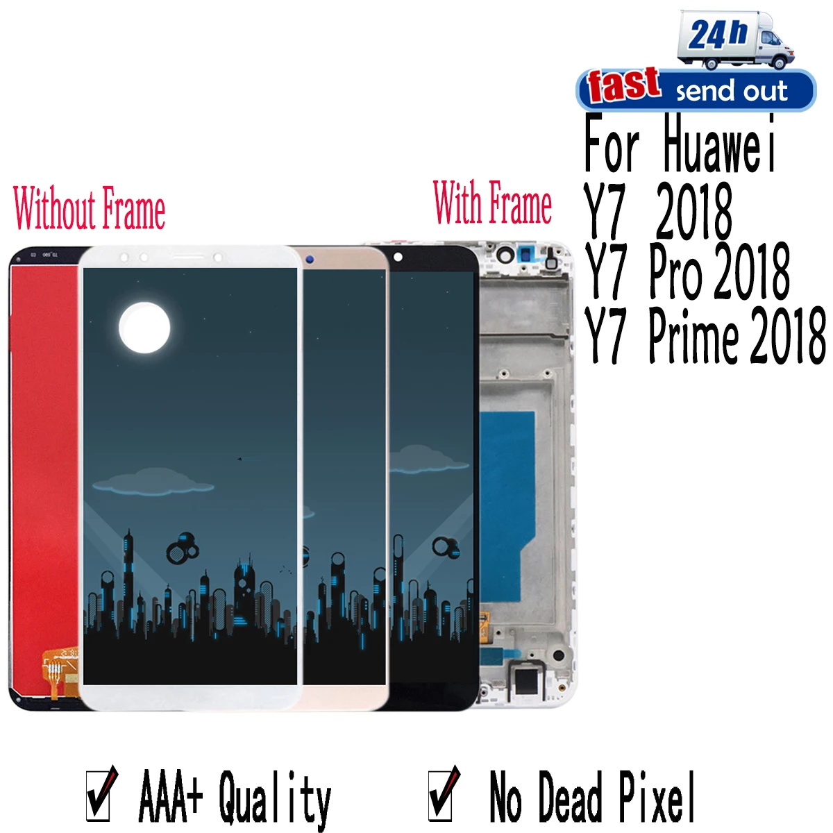 5 99 ЖК-дисплей для Huawei Y7 Prime 2018 Pro сенсорный экран дигитайзер в сборе Замена с