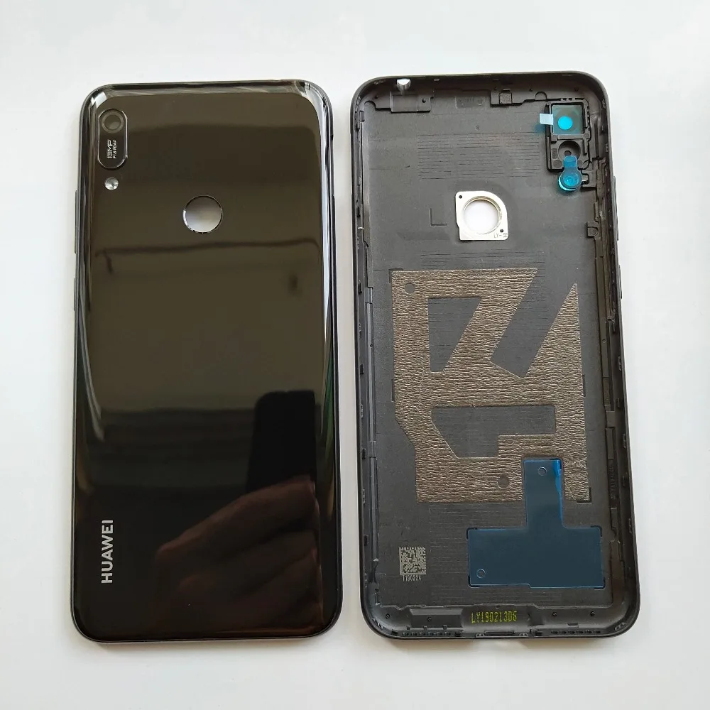 6,1 дюйма, новинка, для huawei Y6 /Y6 Prime /Y6 Pro, задняя крышка, крышка для батареи, корпус, чехол, запчасти для заднего стекла