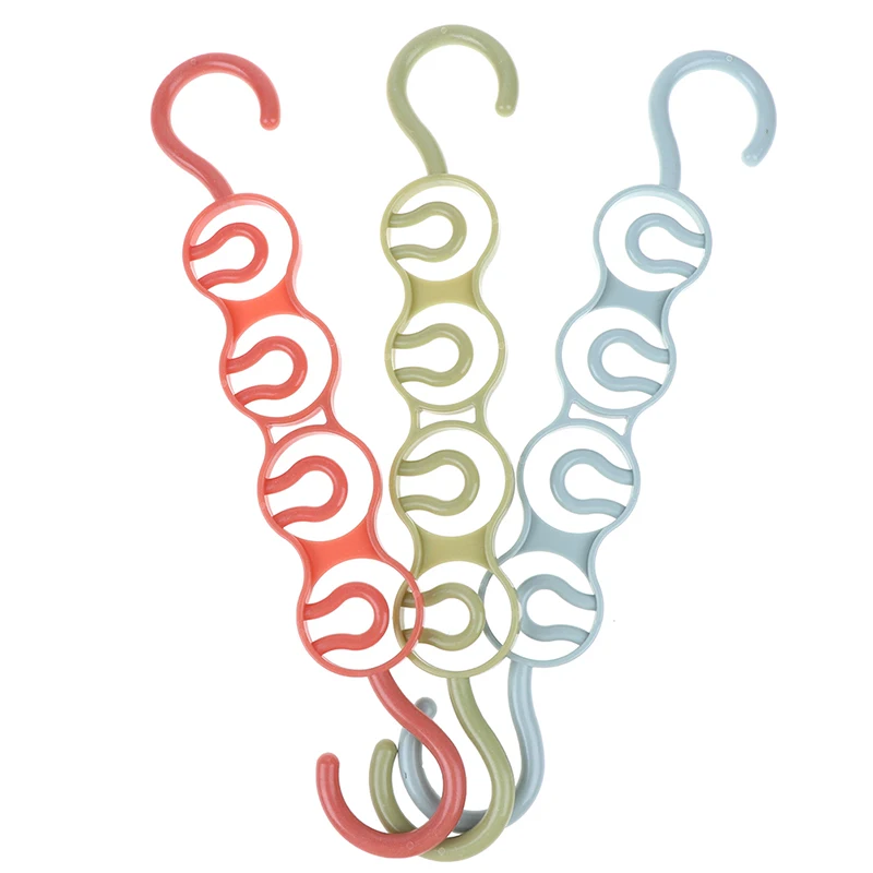 

1PC Clothes Hanger Clothes Drying Rack Plastic Scarf Hangers Clothes Layer Racks