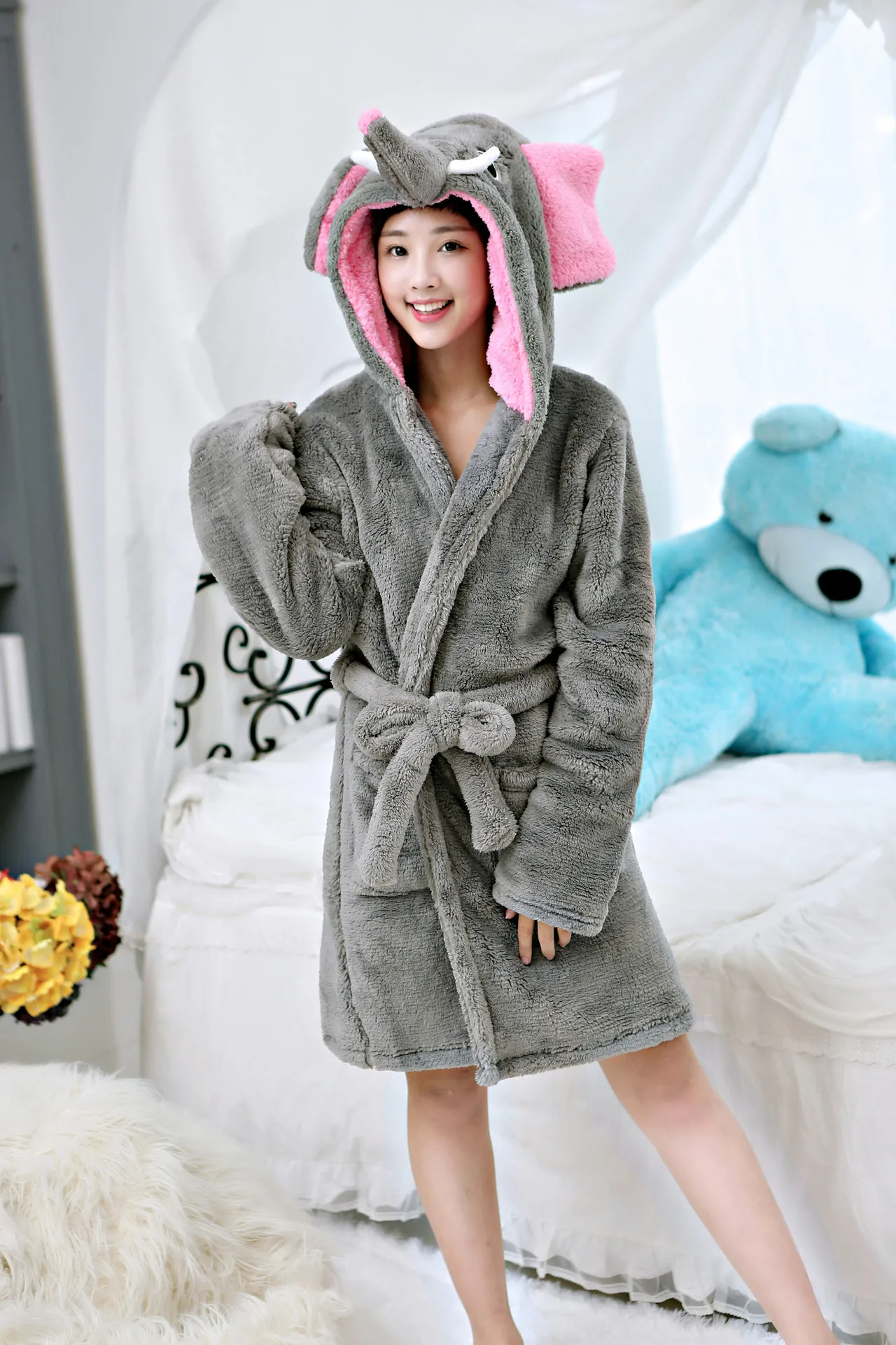 Ночная сорочка Пижама для женщин плюс размер хлопковый вельветовый женский