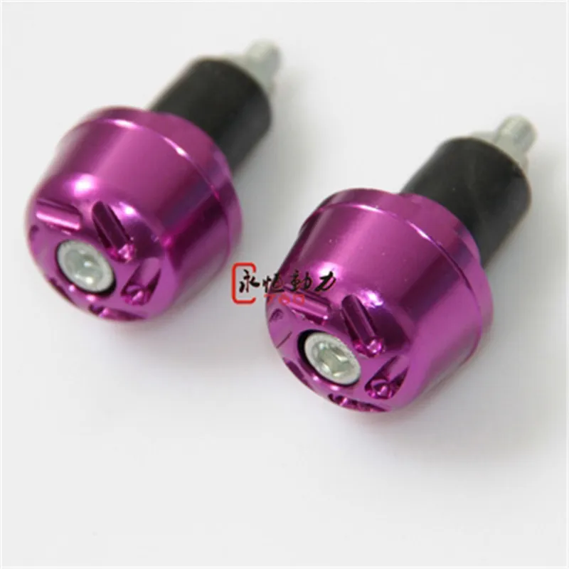 

A Pair Motorcycle Handlebars End Cap CNC Metal Moto Bar Ends Grip End Plug Universal Motorbike Counterweight Simple Installation