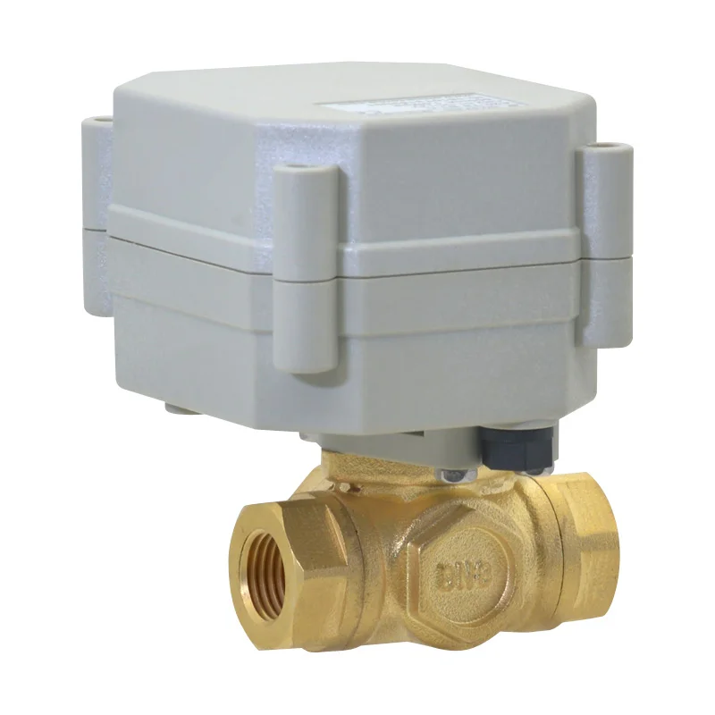 DN8 1/4 &quot3-ходовой горизонтальный T/L диаметр DC5V/12V/24V моторизованный латунный