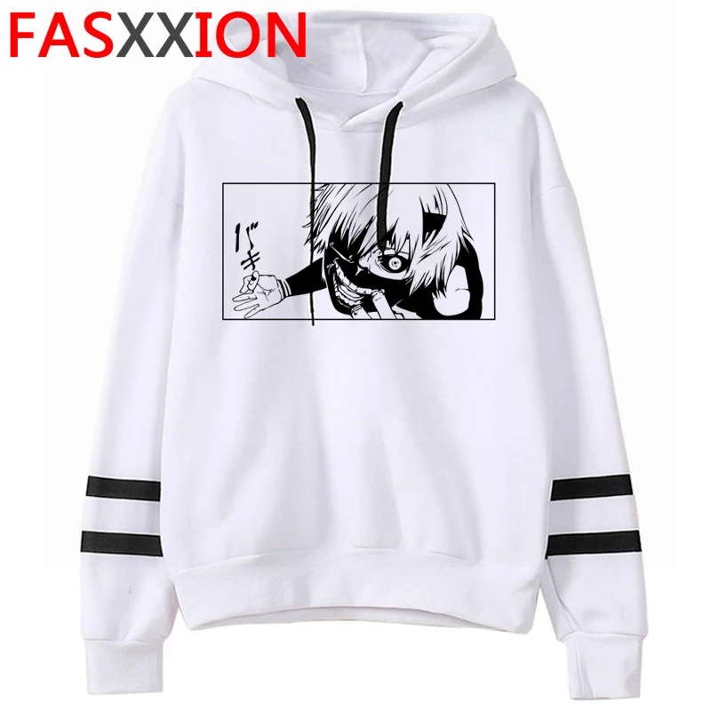 

Толстовка с капюшоном Kaneki Ken, Токийский Гуль, корейский стиль, стиль гранж, Харадзюку, Мужская одежда, пуловер y2k в эстетике