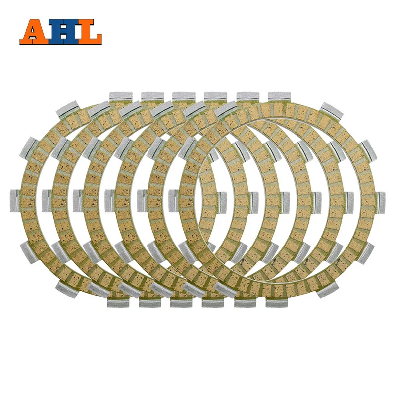 

AHL 6 Pcs Paper Base Clutch Friction Plate for SUZUKI DL650 V-strom 2004-2011 DR250 INAZUMA400 INAZUMA750