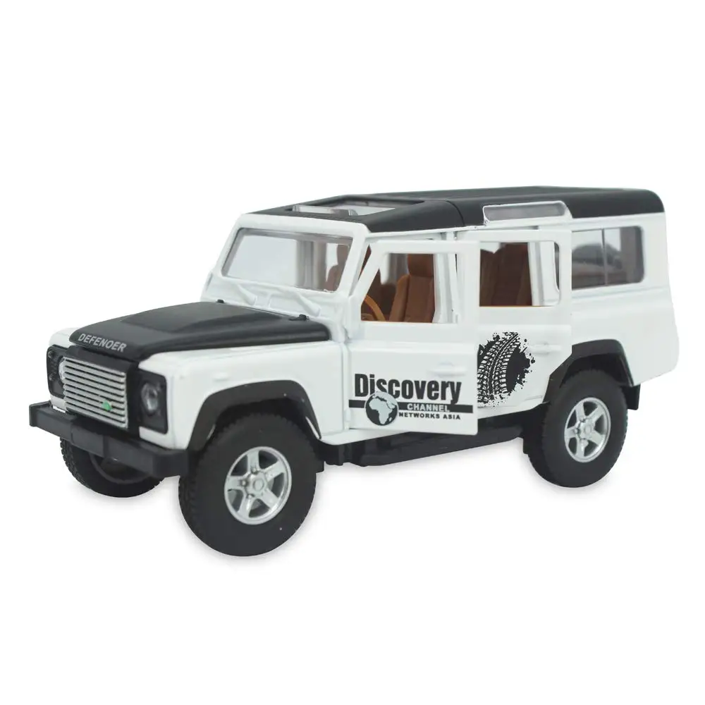 1:32 SUV Defender сплав Модель автомобиля игрушки автомобиль вытянуть назад звук и светильник акустооптика для детей подарки на день рождения для взрослых