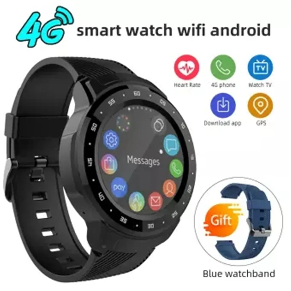 Смарт-часы DA09 Android 4G Sim-карта GPS камера оригинальные для мужчин и женщин Wi-Fi