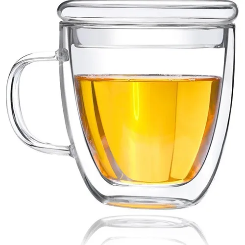 Стакан Linan Ware из боросиликатного стекла с двойными стенками оптовая продажа 350 мл