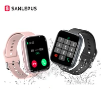 sanlepus smart watch dial calls 2021 new waterproof smartwatch for men women heart rate monitor for android apple xiaomi