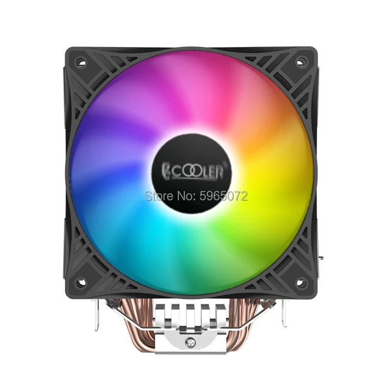 Кулер Pccooler 120 мм кулер ЦП RGB компоненты кулера компьютерного процессора ШИМ
