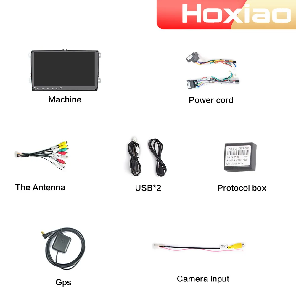 Автомобильный радиоприемник 4G 8 ядер Android 9 0 навигация GPS для VW Volkswagen SKODA GOLF 5 6 POLO