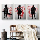 Настенное искусство, домашний декор, картины на холсте аниме, изображения черного клевера, скандинавский модульный плакат HD, Современная Гостиная для спальни