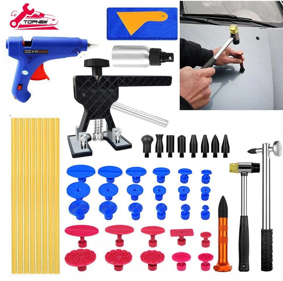 Paintless Dent Removal Repair Remover Tool Kit Car Dent Puller Set Dent Repair Tools for Car Hail Damage