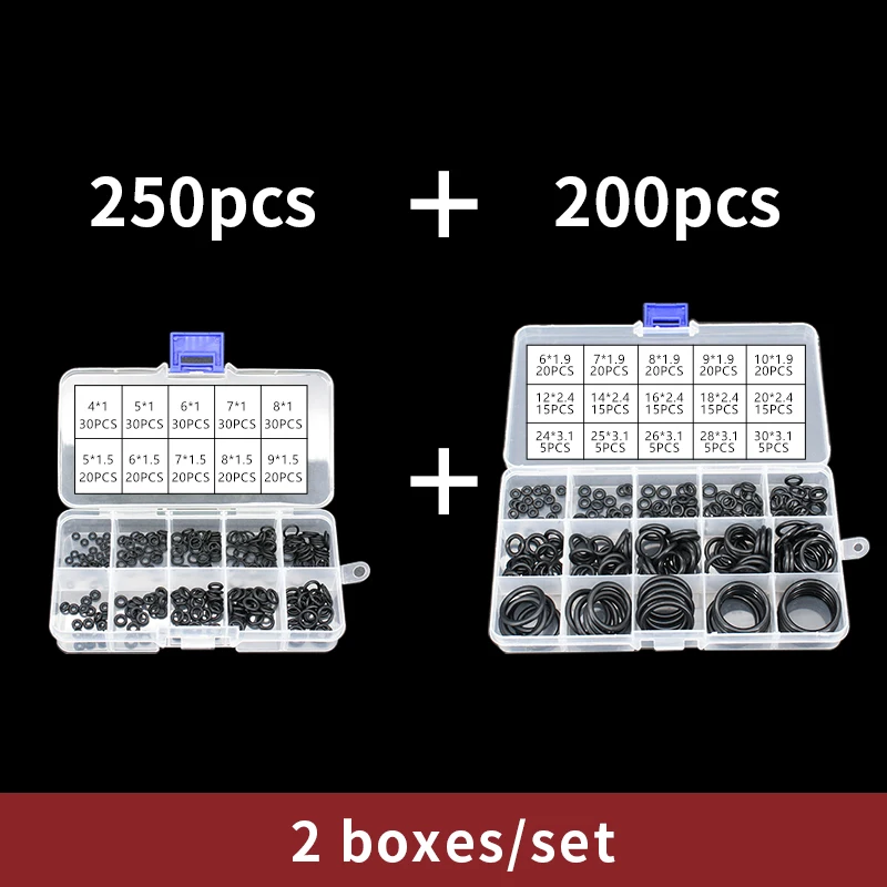 

Ремкомплект уплотнительного кольца из нитриловой силиконовой резины в штучной упаковке, уплотнительный клапан для крана, водонепроницаемая машина, маслостойкая прокладка, комбинированный комплект-.-