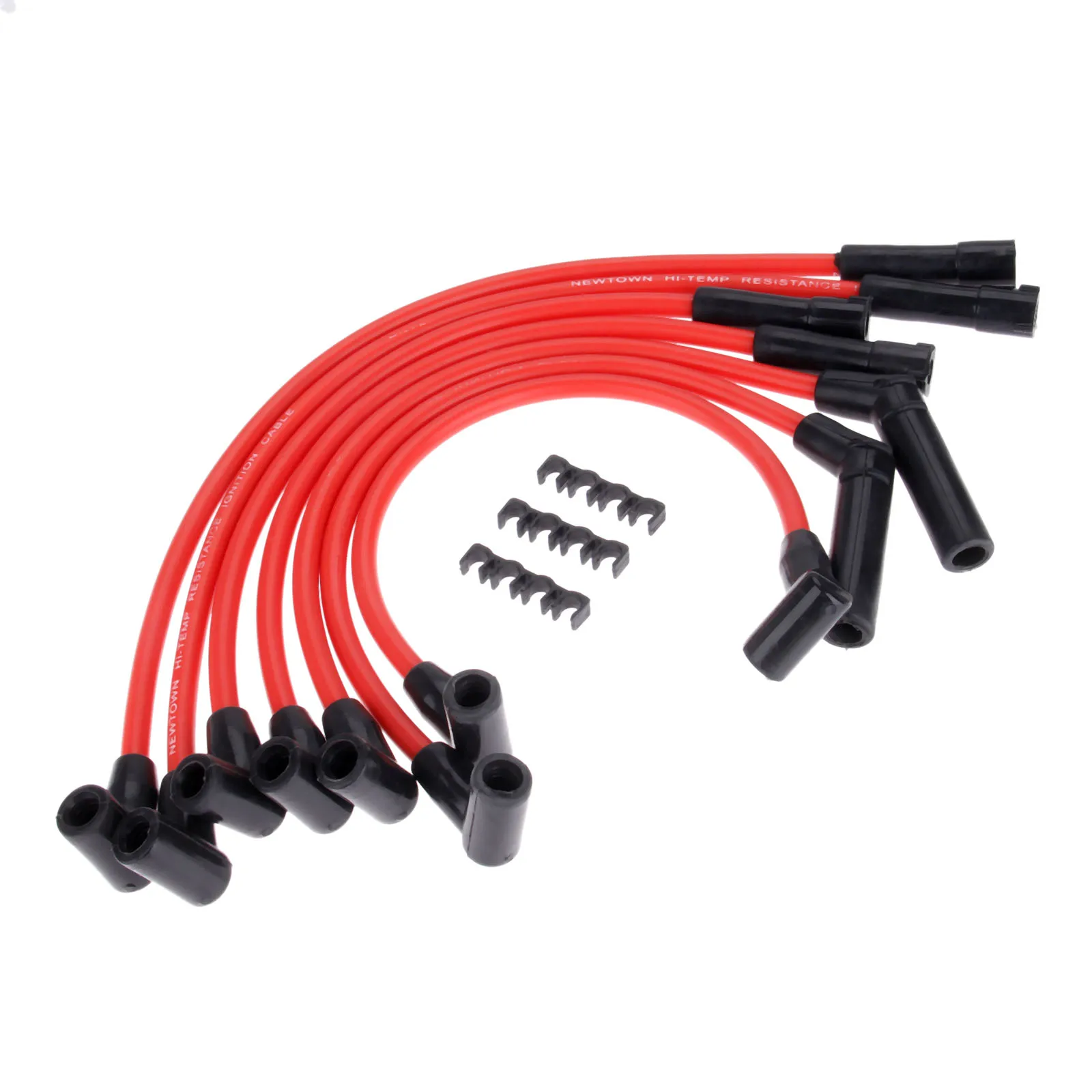 

8Pcs 8.5mm Ignition Cable Spark Plug Wires W/ Clips 522R For Jeep Grand Cherokee Wagoneer Cherokee Briarwood Wrangler Comanche