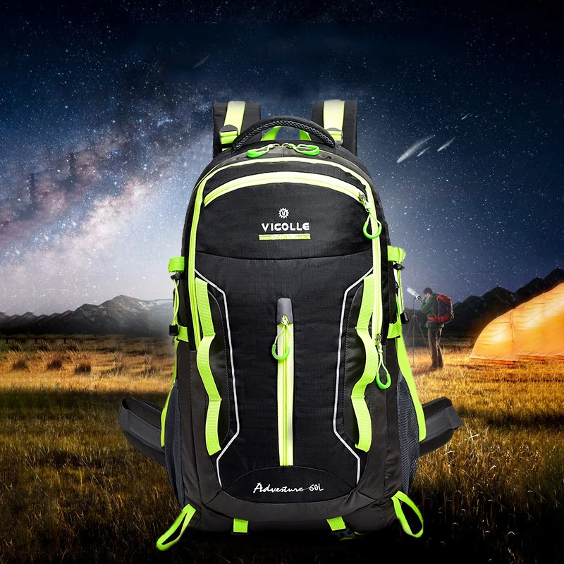 

Outdoor Waterproof Bags Backpack Men Mountain Climbing Sports Rucksack Hiking Bagpacks Women Bag Camping Travel Bag