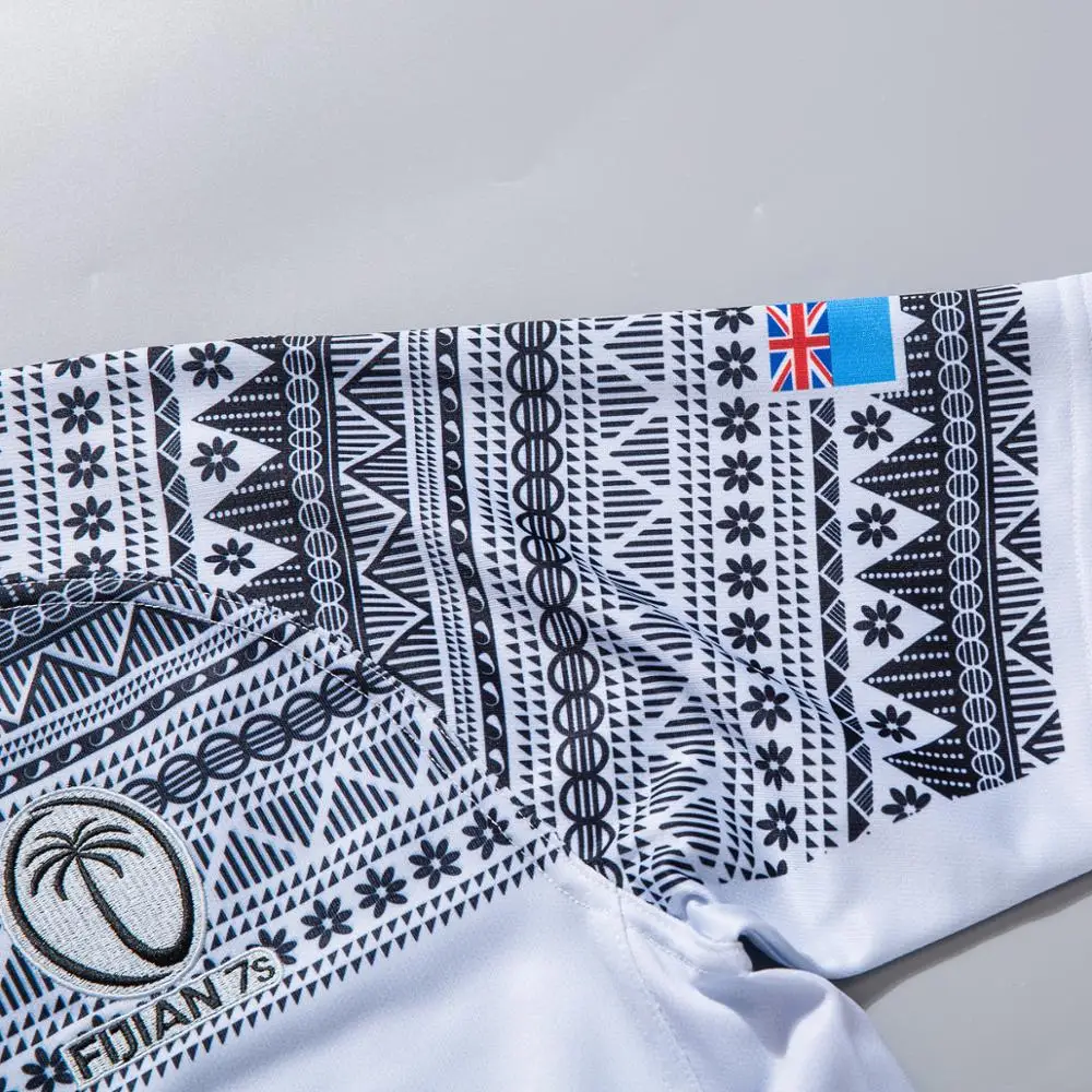 

Zomertop T-shirt Fiji Sevens Thuis en Uit Sevens Heren Jerseys Imitatie Sweatshirt Shirts