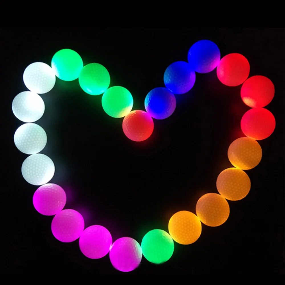 

2pcs Flashing Glowing Night Glow Flash Light LED Seven Colors Luminous for Outdoor Plaything (Random Color)