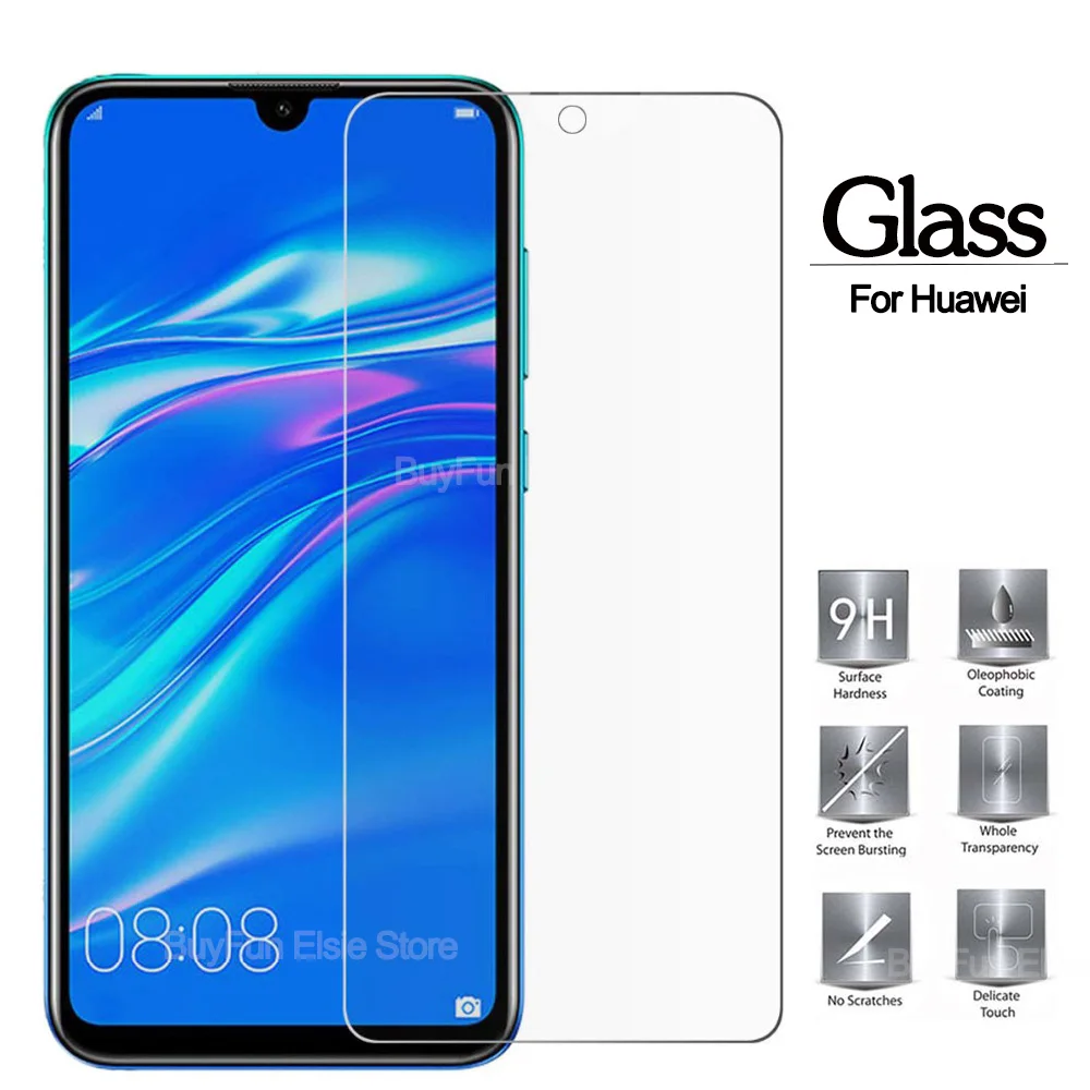 Закаленное стекло для huawei Y5 Y6 Y7 2019 Защитное Honor 10 Lite 10i 8A 8X8 S Защитная пленка