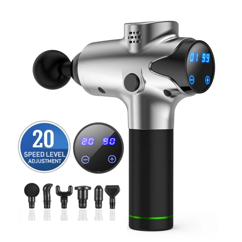 

Muscle Massage Gun Deep Tissue Massager Therapy Gun Exercising Muscle Pain Relief Body Shaping Massage equipment dropship