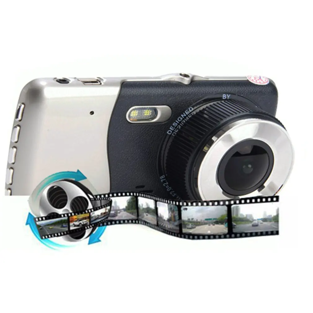 4 Inch IPS Full HD 1080P Car Driving Recorder Dashcam Car DVR Driving Recorder Wide Angle Lens night vision Car Dash Cam