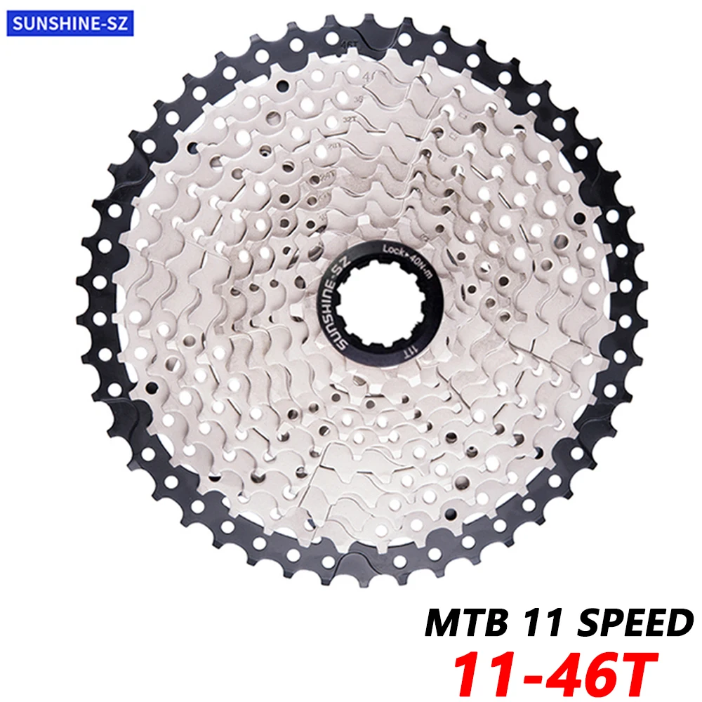 

SUNSHINE Mountain Bike 11 Speed 11-46T Cassette 11S HG Freewheel 11V K7 MTB Sprockets Parts For M7000 M8000 M9000 X1 X01 NX XX1