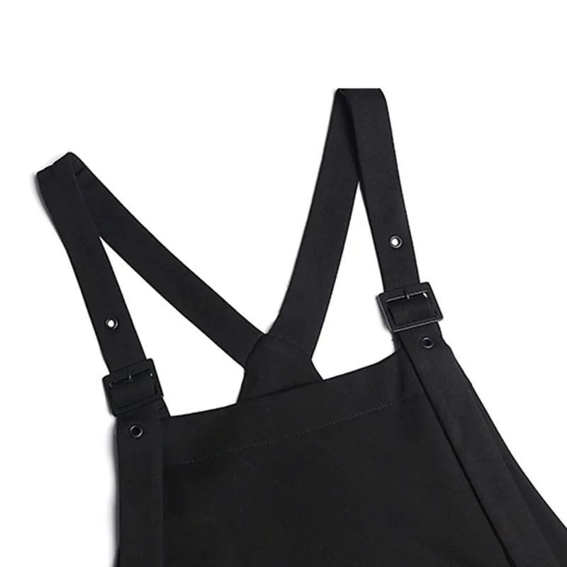 

XITAO Black Suspenders Dress Patchwork Pocket Fashion Loose Trendy Casual Women 2021 Summer New Simplicity All-match LDD1727